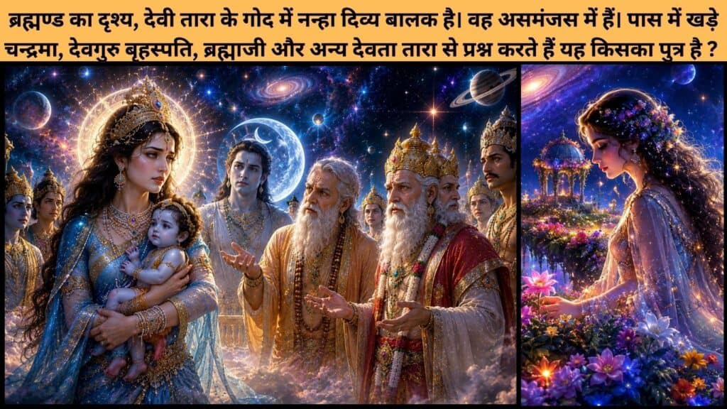 Current image: बुध का जन्म: देवी तारा के गोद में नन्हा दिव्य बालक