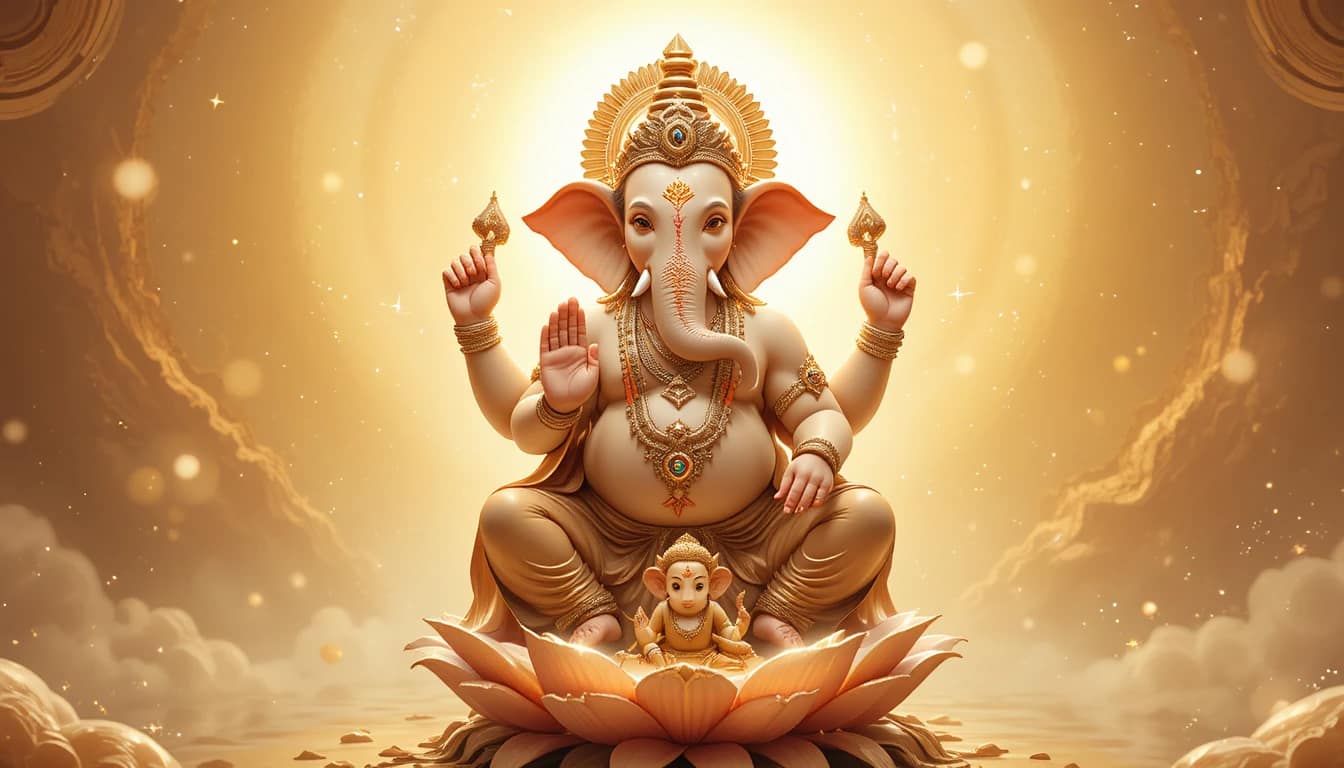 गणेशजी से जुड़े रहस्य: श्री गणेश, गणपति बप्पा, विघ्नहर्ता, बुद्धि के देवता, मंगलमूर्ति, सनातन धर्म, भक्ति चित्र, हिंदू देवता