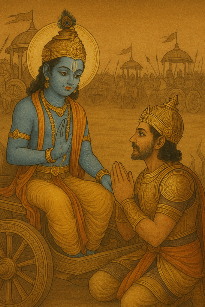 Current image: u003e 👉 श्रीकृष्ण के अन्य उपदेश और कहानियाँ जानने के लिए देखें “श्रीमद् भगवद गीता/श्रीकृष्ण कथाएँ” श्रेणी।